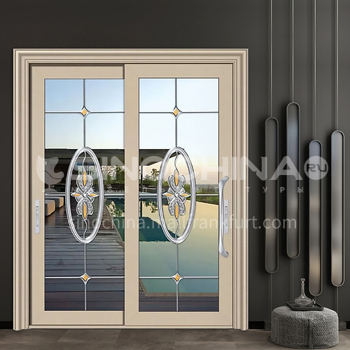 1.2mm aluminum alloy craft glass sliding door